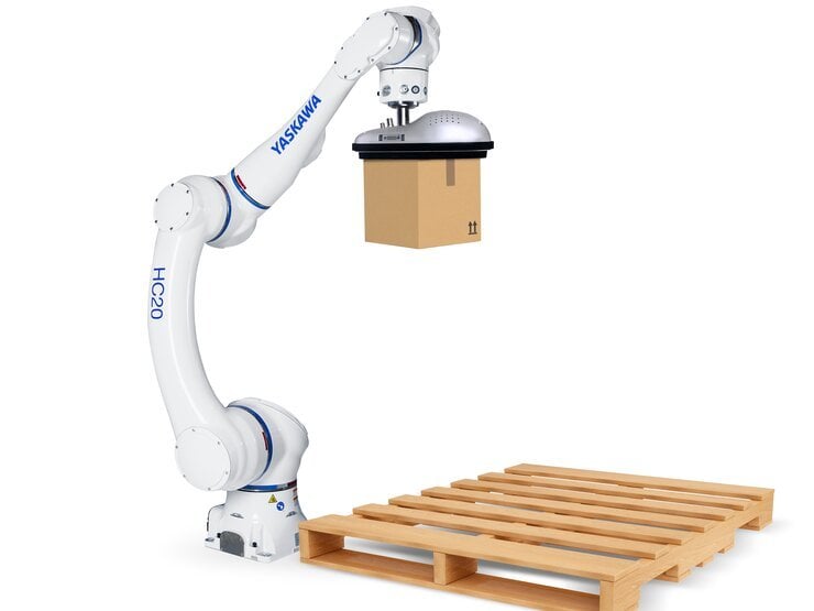 EL ROBOT COLABORATIVO HC20 DE YASKAWA: IDEAL PARA APLICACIONES DE PACKAGING Y PALETIZADO